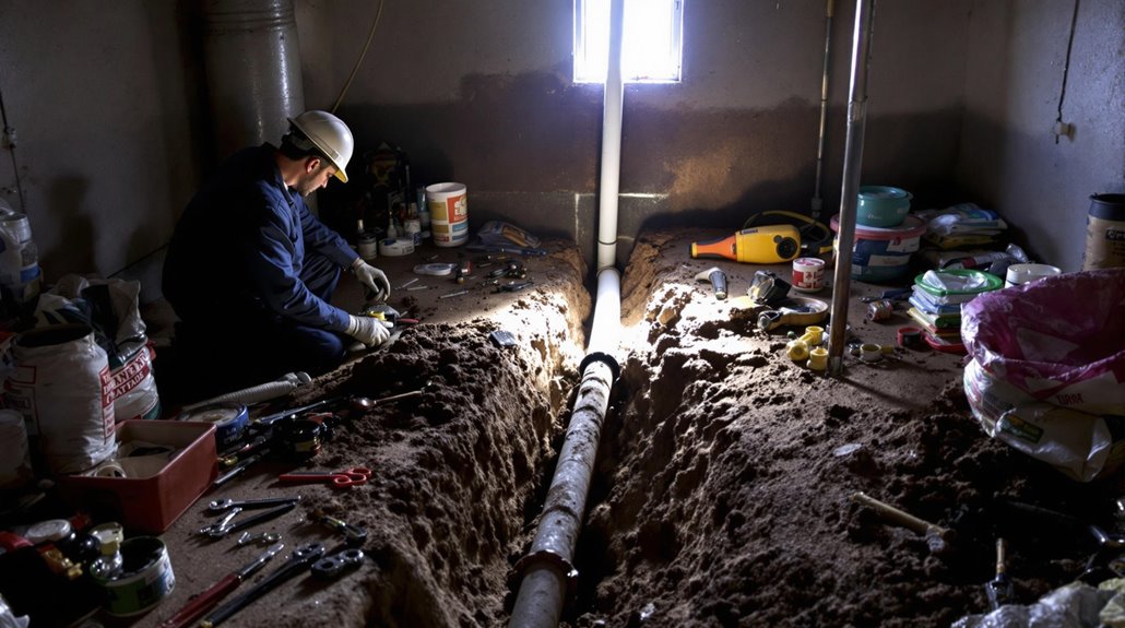 Basement Drain Pipe Costs