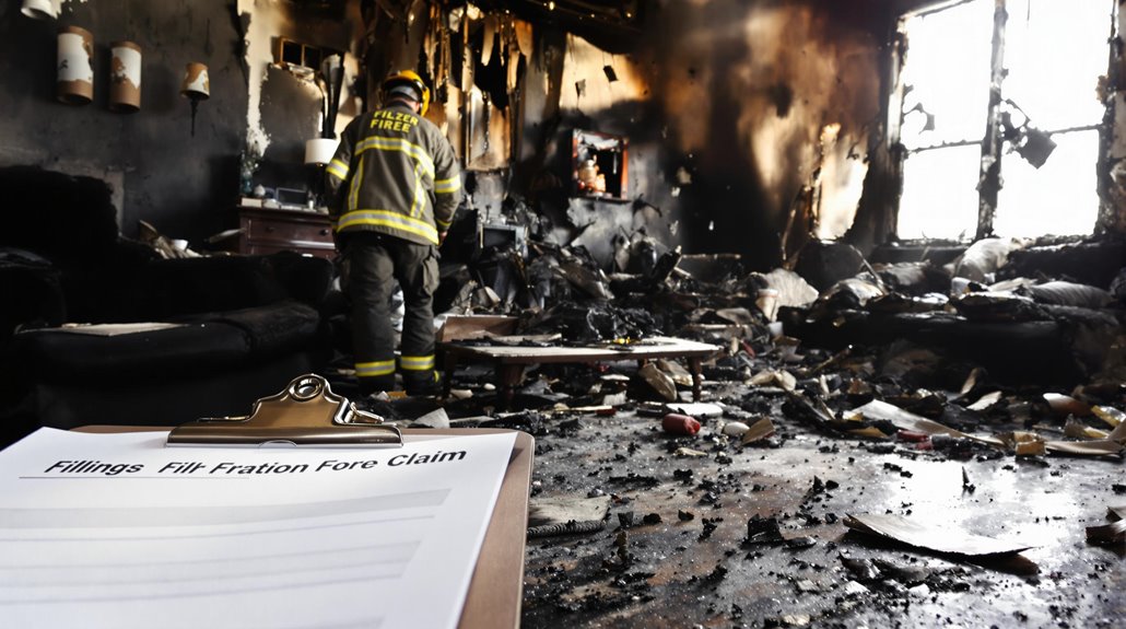 Filing Fire Insurance Claim