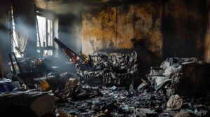 fire damage insurance process