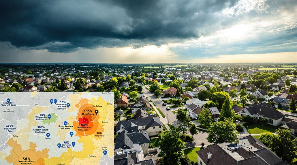 Geographic Risk Rate Fluctuations