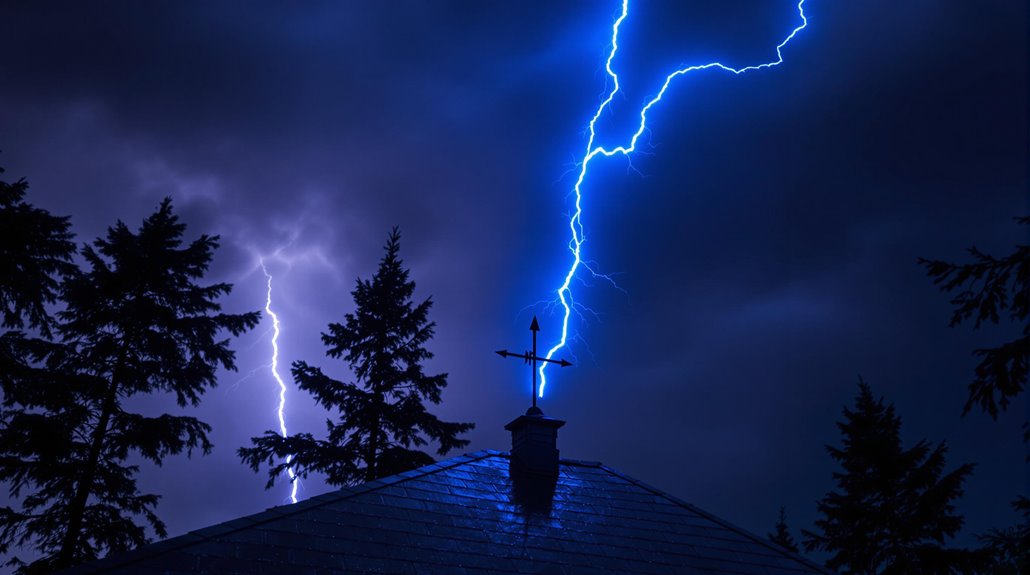 Lightning Strikes Electrical Conductors