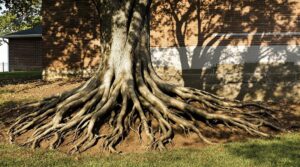 magnolia tree roots foundation risk