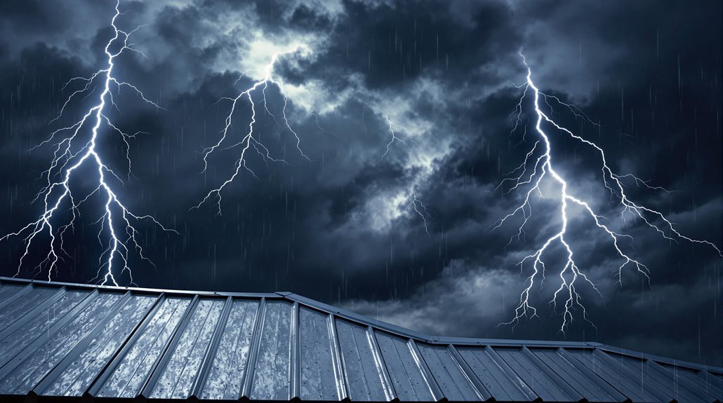 Metal Roof Lightning Resistance