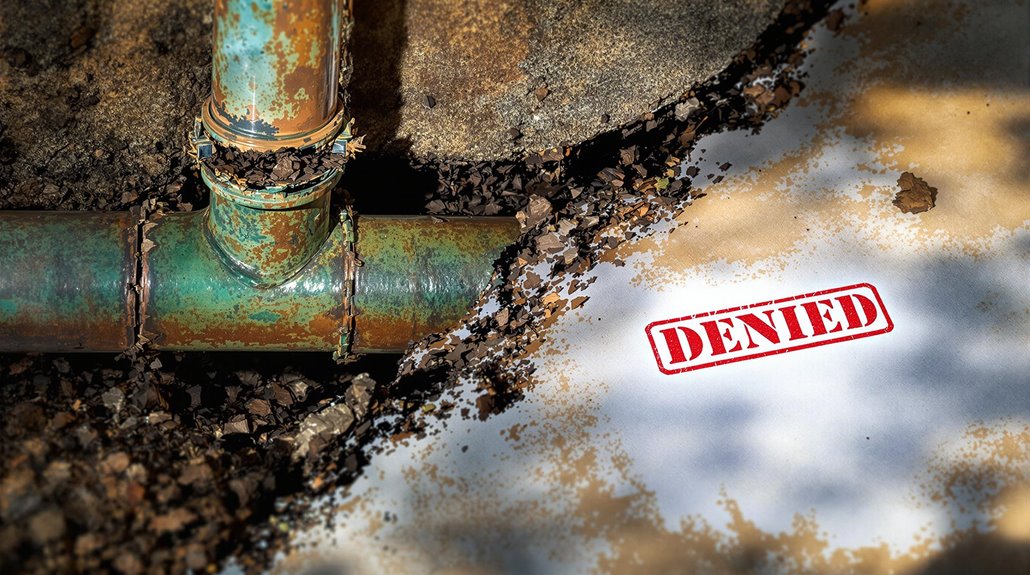 Pipe Replacement Coverage Restrictions