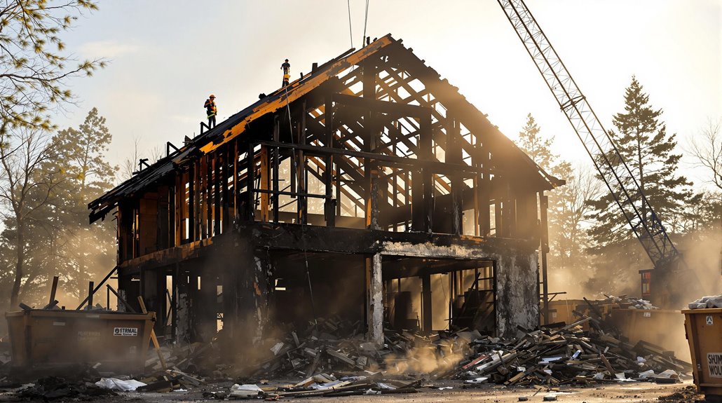 Reconstructing Fire Damaged Homes Safely