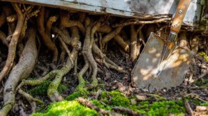 remove tree roots safely