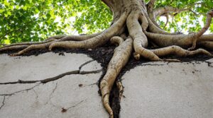 tree roots affecting foundations