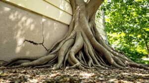 tree roots can damage foundations