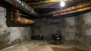 basement drain pipe replacement