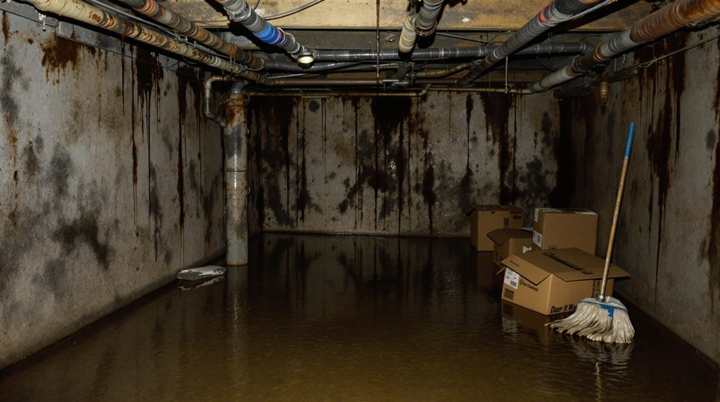 Basement Water Damage Indicators