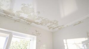 clean moldy bathroom ceiling now