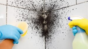 eliminate black mold grout