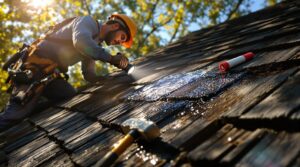 fixing damaged roof issues