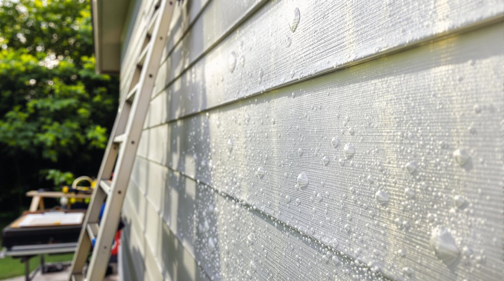 Hail Damage Aluminum Siding