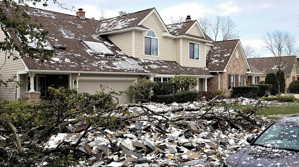 Hail Induced Property Damage Types