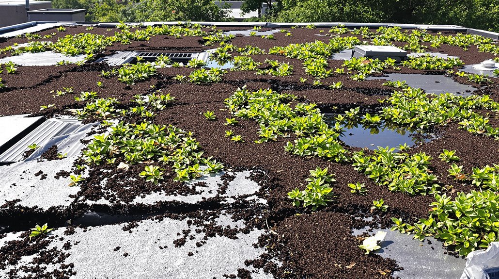 Hurricane Damage Green Roof