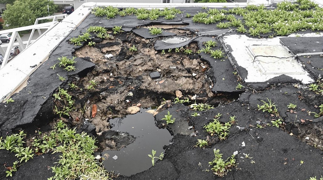 Hurricane Green Roof Repair