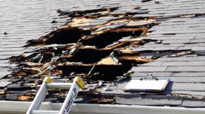 insurance covers roof damage