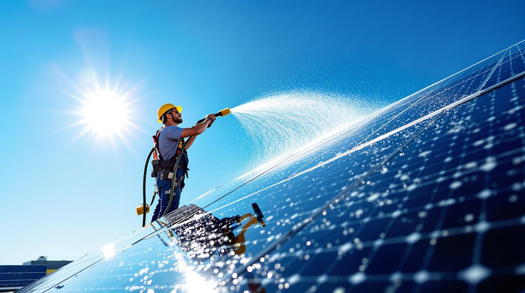 Maintain Solar Panel Cleanliness