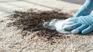 remove black mold carpet