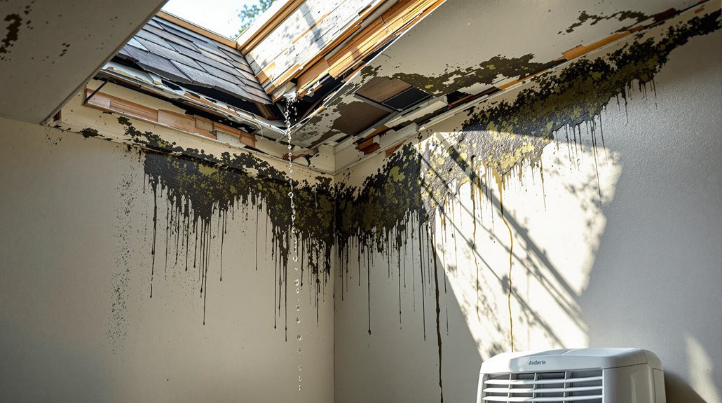 Roof Leak Mold Coverage