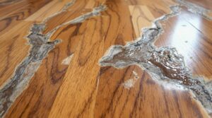 water damage indicators hardwood floors