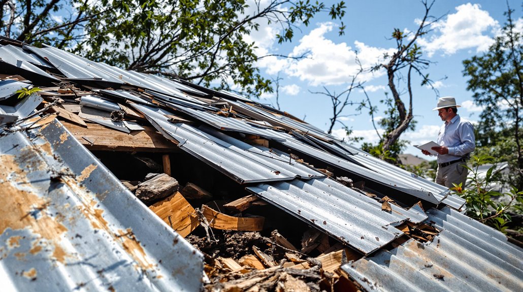 Wind Damage Metal Roof Coverage