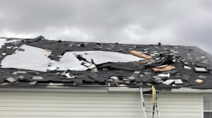 wind damage roof repair