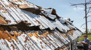 wind damage roof repairs