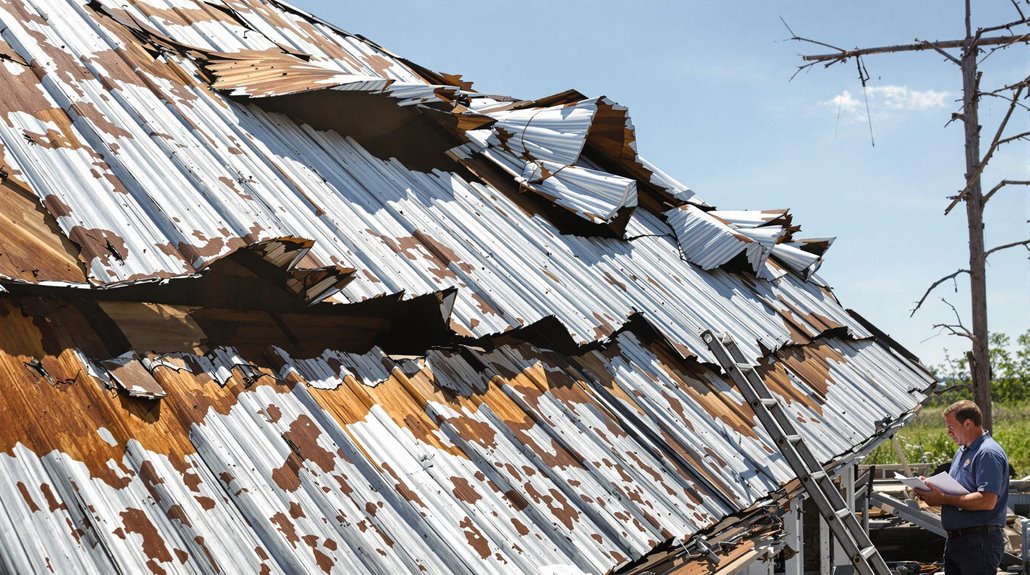 Wind Damage Roof Repairs