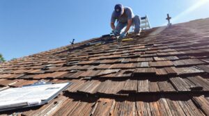 wood shake roof repair