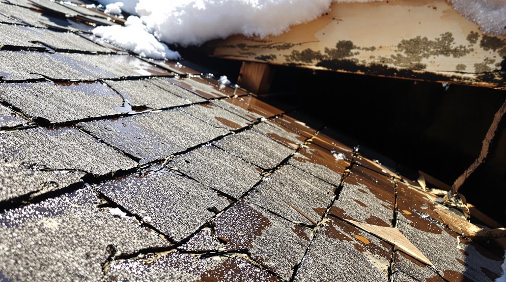 Wooden Roof Structure Drooping